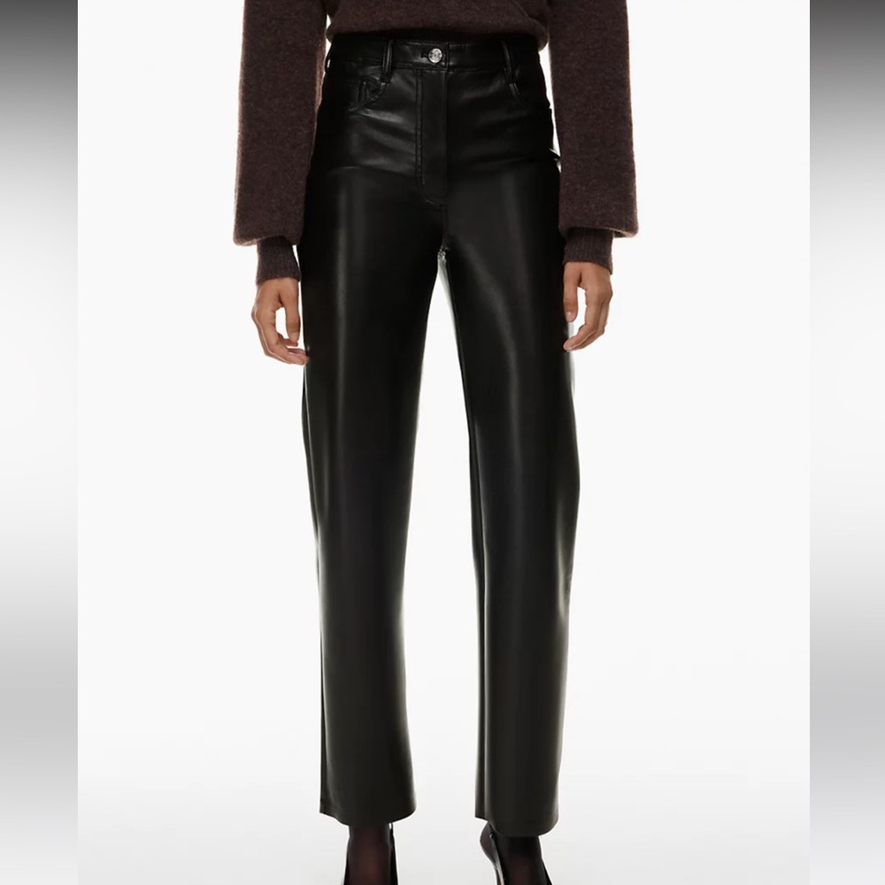Aritzia melina leather pants